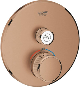 Смеситель для душа Grohe Grohtherm SmartControl 29118DL0, матовое розовое золото