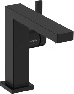 Смеситель для раковины однорычажный, отдельно стоящие, на 1 отверстие Hansgrohe Tecturis E 110 Fine Coolstart 73023670 Черный Матовый