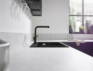 Смеситель для кухни Hansgrohe Talis 270 75809670, черный