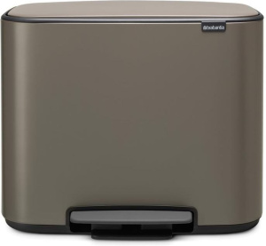 Мусорное ведро с педалью Brabantia Bo 121449N 36л, платина