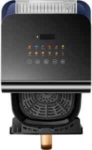 Аэрофритюрница Panasonic NF-CC600, 1450 Вт, черный/синий