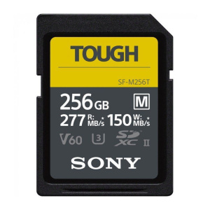 Карта памяти Sony Tough SDXC 256GB UHS-II U3 V60 R277/W150MB/s (SF-M256T)