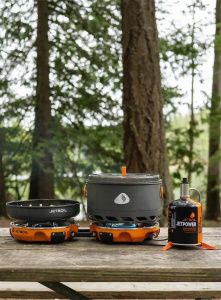 Система приготовления пищи Jetboil Genesis Basecamp Cooking, оранжевый, чёрный, серый