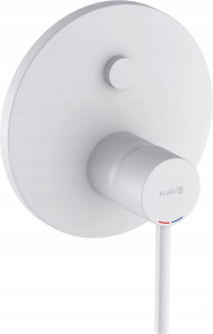 Смеситель для ванны и душа Kludi Bozz 386595376, матовый белый