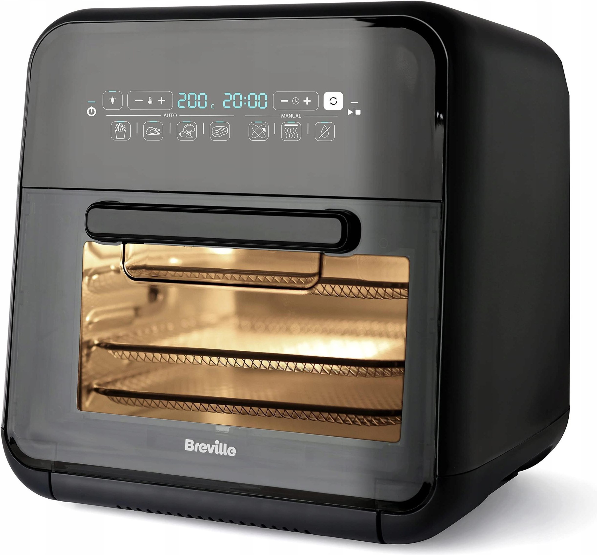 Аэрогриль Breville VDF127X-DIM, чёрный (с вертелом)