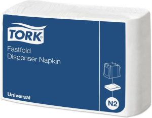 Диспенсер для салфеток Tork N2 Fastfold 10933, белый