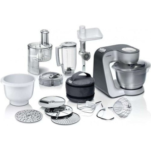 Кухонный комбайн Bosch MUM58365 1000 Вт, серый/серебристый