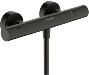 Душевой комплект Hansgrohe Ecostat Fine 13324340, шлифованный черный хром
