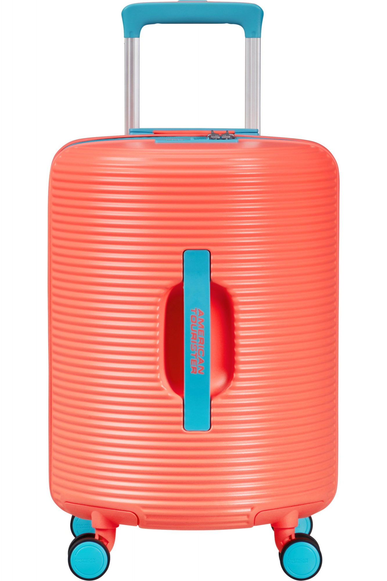 American Tourister Rollio 52cm чемодан для ручной клади Коралловый/Синий