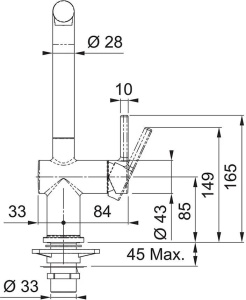 Кухонный кран Franke Active L window pull out spray 115.0653.391, хром