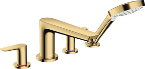 Смеситель для ванны Hansgrohe Talis 71748990, золото