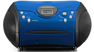 CD-проигрыватель с FM-радио Lenco SCD-24, сине-черный