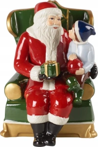 Музыкальная шкатулка Villeroy & Boch Christmas Toys Санта на кресле 14-8327-6636