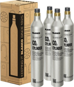 Стартовый набор для газирования воды Blanco Soda 4020684735766, 4 баллона CO₂