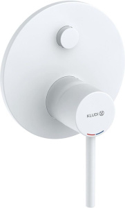 Смеситель для ванны и душа Kludi Bozz 387595376, матовый белый