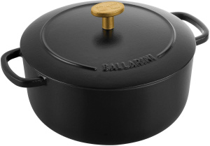 Кастрюля чугунная Ballarini Bellamonte 75003-539-0, 2,6 л, черная