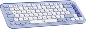 Клавиатура Logitech POP Icon Keys 920013074, фиолетовая