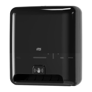 Бесконтактный диспенсер для рулонных полотенец для рук Tork Elevation, черный - 551108