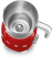 Вспениватель для молока SMEG MFF01RDEU красный