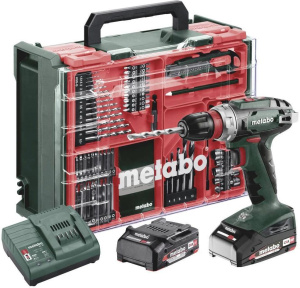 Аккумуляторная дрель-шуруповерт Metabo BS 18 Quick Set с 2 АКБ