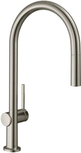 Смеситель для кухни Hansgrohe Talis M54 72802800 сталь черный