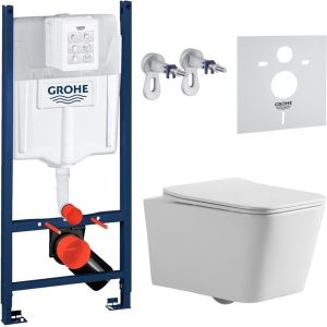 Комплект инсталляции Grohe с унитазом Imprese Bilovec Tornado