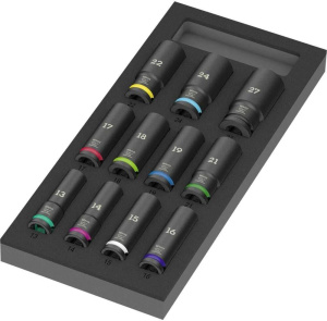 Набор торцевых головок Wera 9725 05150115001, 3/8"