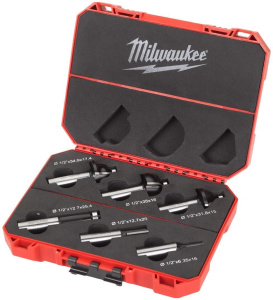 Набор фрез по дереву Milwaukee 6 шт 12,7мм