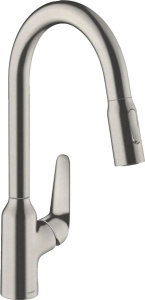 Смеситель для кухни Hansgrohe M429-H220 71800800, матовая сталь