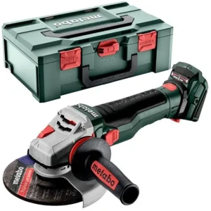 Аккумуляторная угловая шлифовальная машина Metabo WVB 18 LTX BL 15-150 Quick 601747840 без АКБ и ЗУ, в кейсе