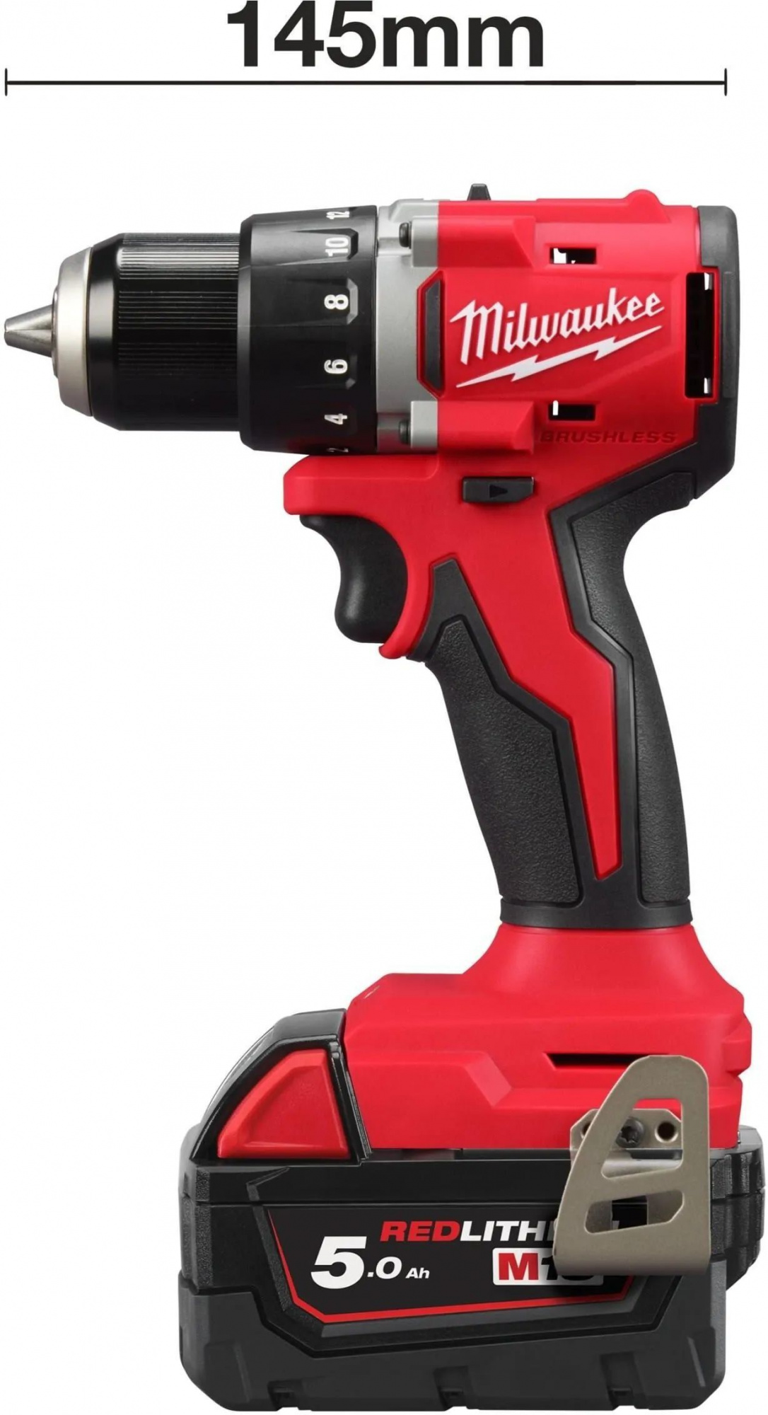 Дрель-шуруповёрт Milwaukee M18 BLDDRC-502C 2 5.0 Ah + ЗУ 4933492835