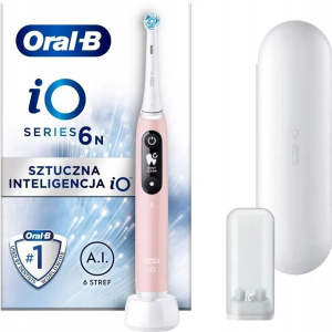 Электрическая зубная щетка Oral-B iO series 6N розовая