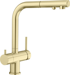 Кухонный смеситель Blanco Fontas-S II 526694, сатинированное золото
