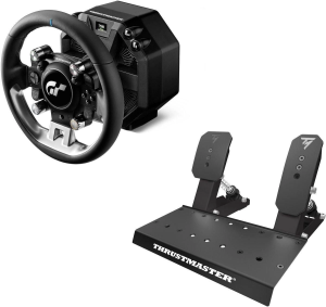 Игровой комплект Thrustmaster T598, чёрный (обод GT, педали Raceline LTE)