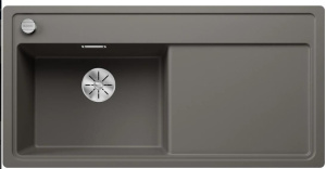 Кухонная мойка Blanco Zenar XL 6 S-F Silgranit 527374, вулканический серый