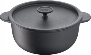 Чугунная кастрюля Tefal Tradition E2254404 2,65л с крышкой