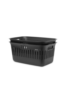 Корзина для белья Brabantia 247446, чёрная