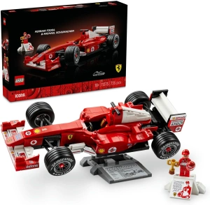 Конструктор LEGO Icons 11375 Ferrari F2004 и Михаэль Шумахер