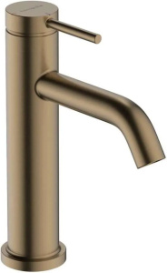 Смеситель для раковины Hansgrohe Tecturis S 73318140, матовая бронза