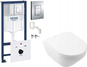 Комплект инсталляции с унитазом Grohe Villeroy & Boch Architectura 5 в 1 IN000Z006
