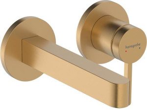 Смеситель для раковины Hansgrohe Finoris 76051140, шлифованная бронза