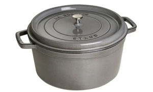 Чугунная кастрюля Staub Cocotte 34 см Graphite Grey (405103080)