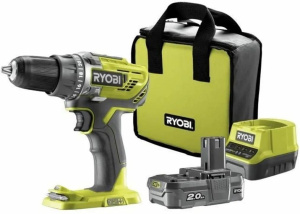 Дрель-шуруповерт RYOBI R18DD3-120S с АКБ и ЗУ