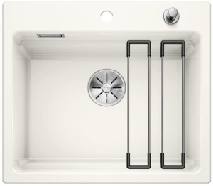 Кухонная мойка Blanco Etagon 6 Ceramic PuraPlus 525156, глянцевый белый