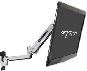 Настенное крепление sit-stand для монитора Ergotron LX Sit-Stand Wall Mount Arm (45-353-026) полированный алюминий