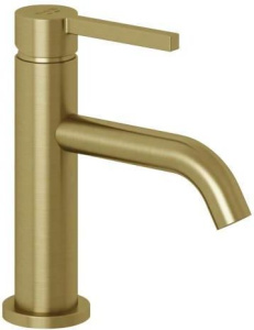 Смеситель для раковины Kludi Nova Fonte Puristic 20026N015, матовое золото