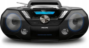 Радиоприемник с CD и кассетным проигрывателем Philips AZB798T/12, черный