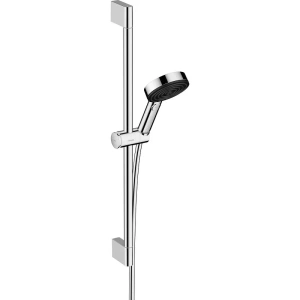 Душевой комплект Hansgrohe Pulsify Select 105 24160000 EcoSmart 3jet 65см, хром