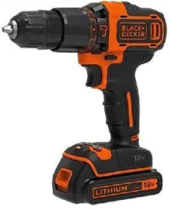 Аккумуляторный перфоратор Black+Decker BDCHD18K1B2, с ЗУ