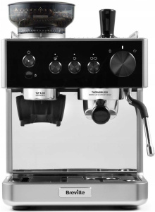 Рожковая кофеварка Breville Barista Classic VCF186X, серебристая
